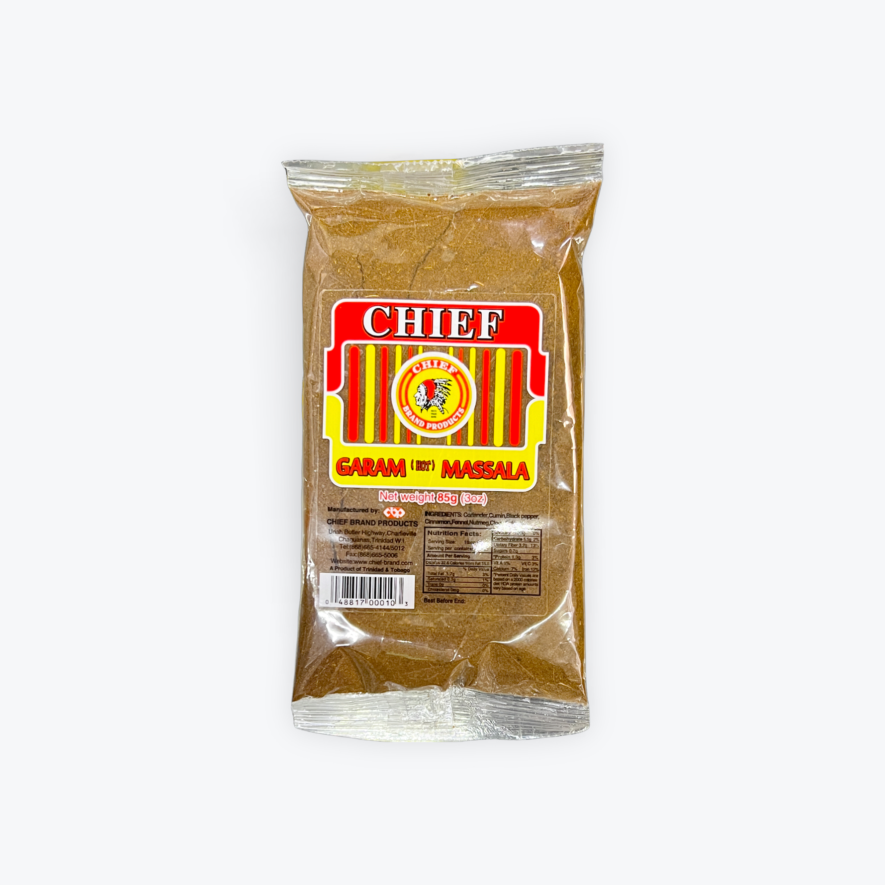 Chief Garam (Hot) Massala 3oz.