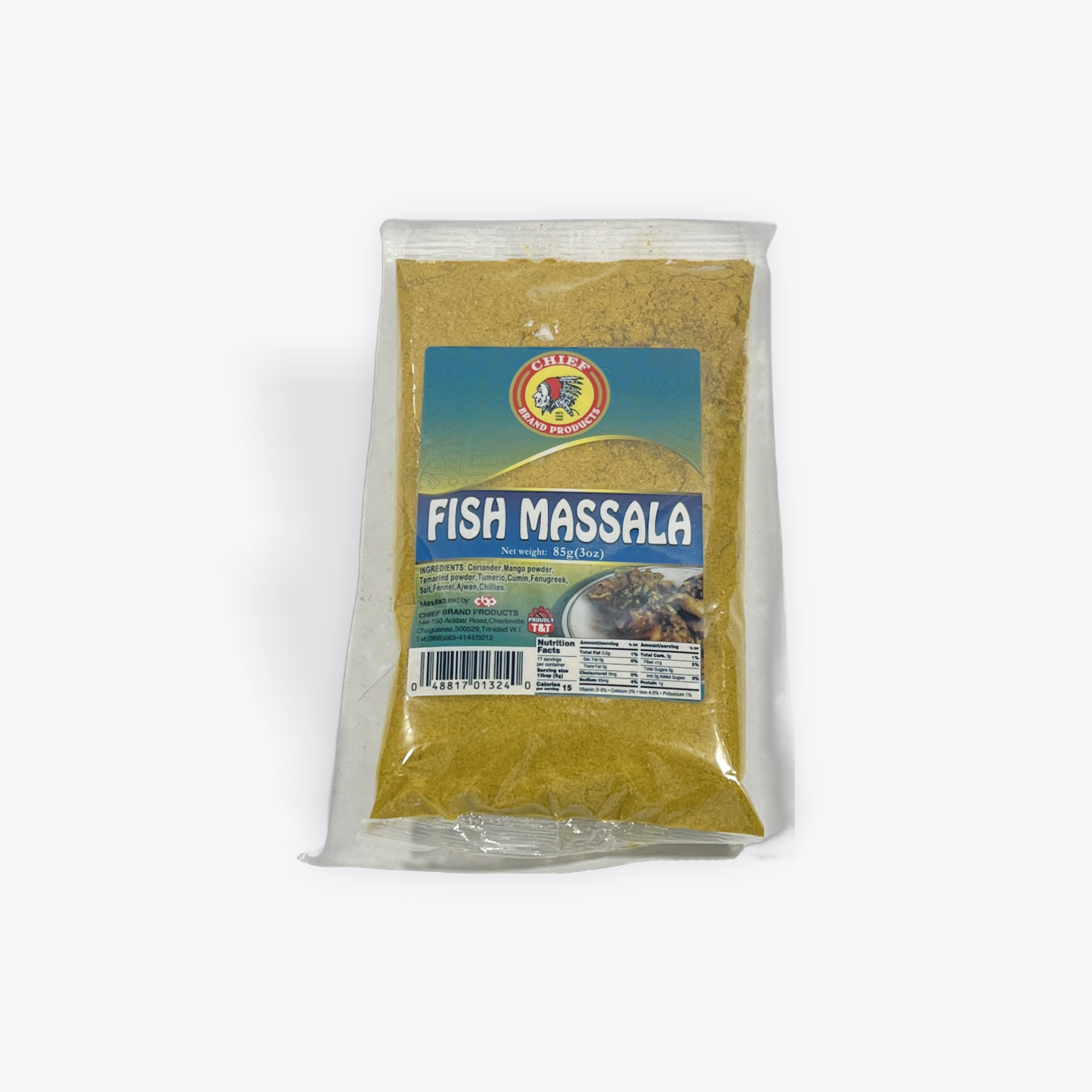 Chief Fish Massala 3oz.