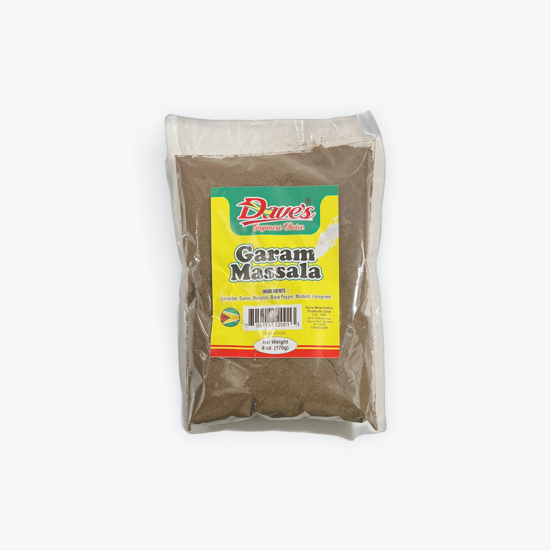 Dave’s Garam Masala 6oz.