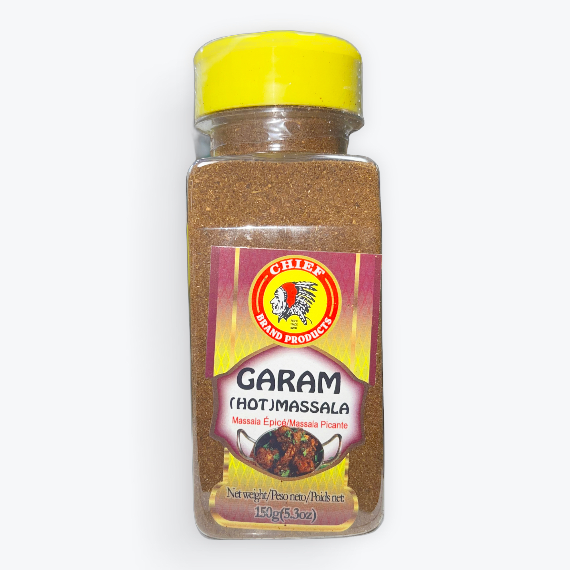 Chief Garam (Hot) Massala Bottle 5.3oz.