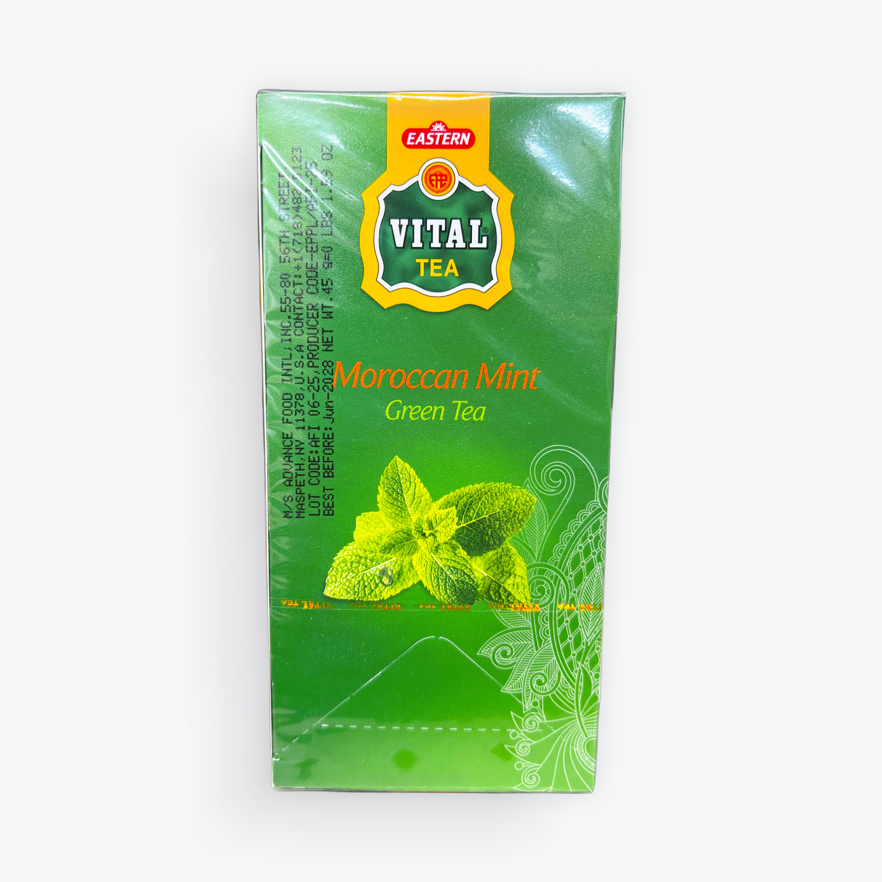 Vital Tea Moroccan Mint Green Tea 30pcs.