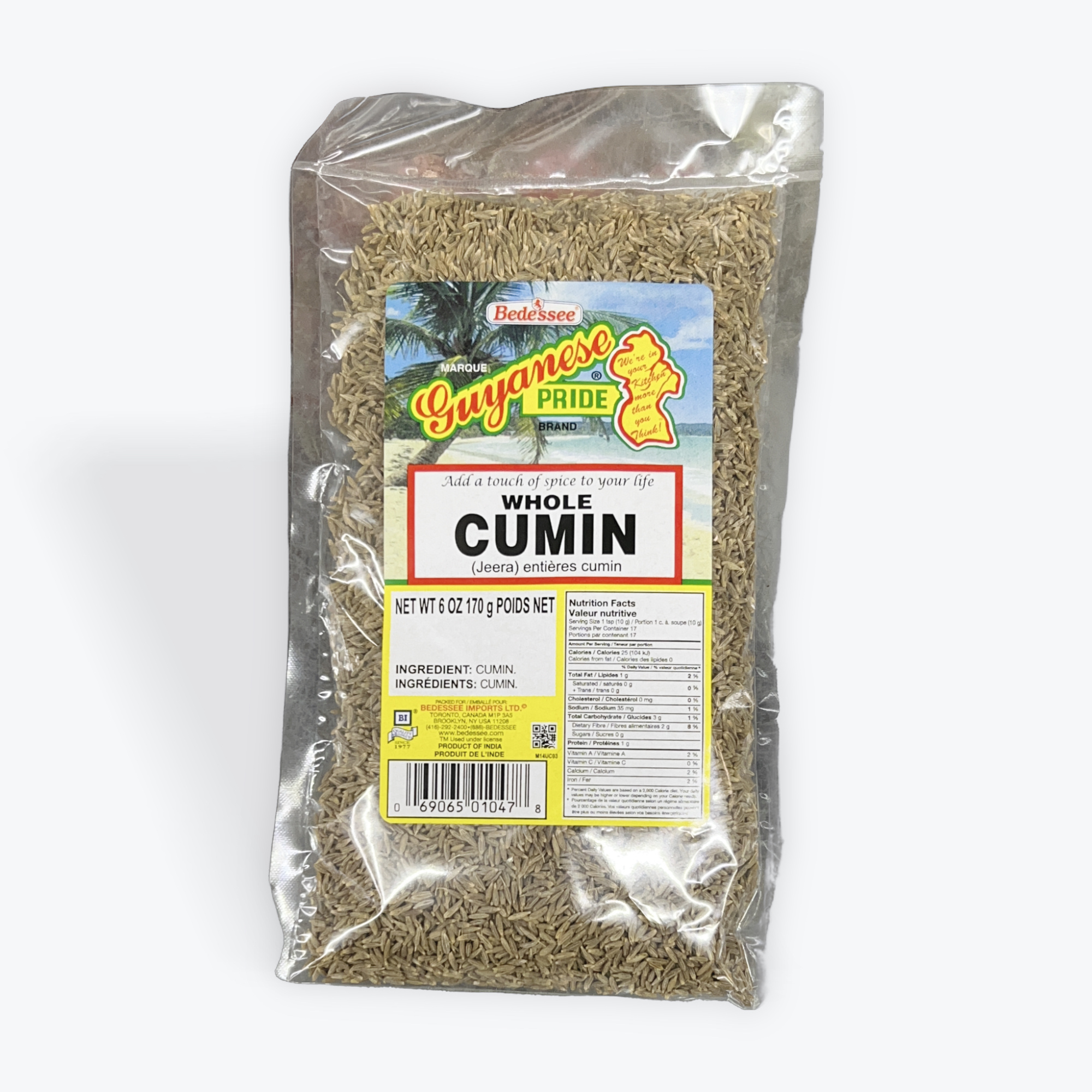 Guyanese Pride Whole Cumin 6oz.