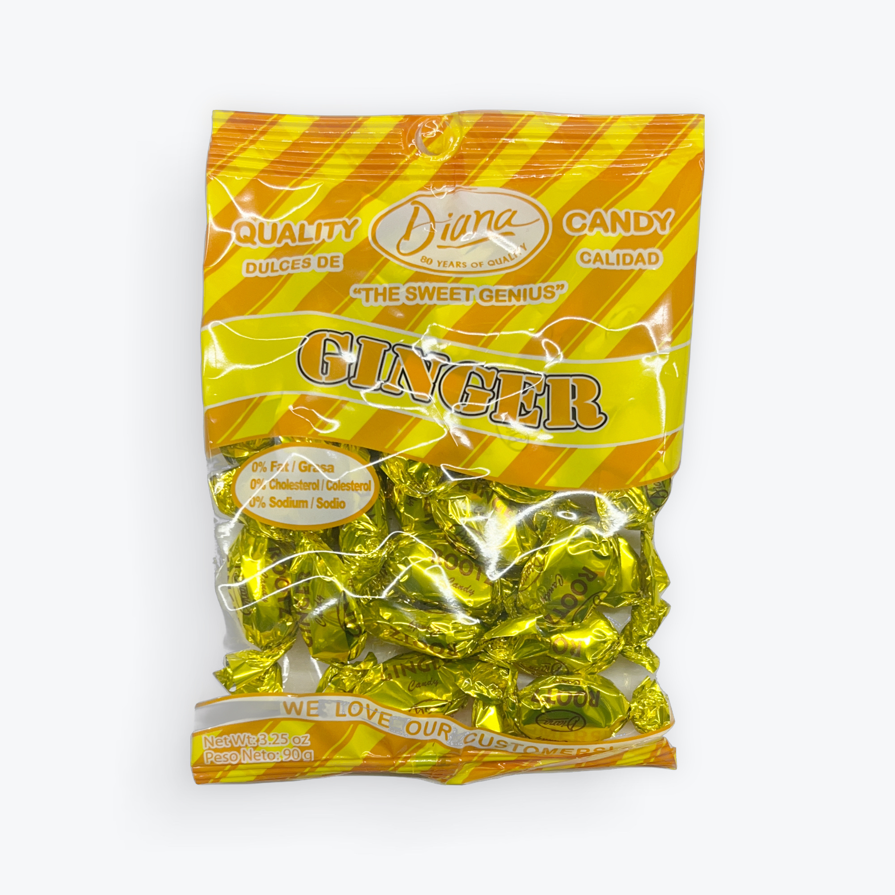Diana Ginger Candy 3.25oz.