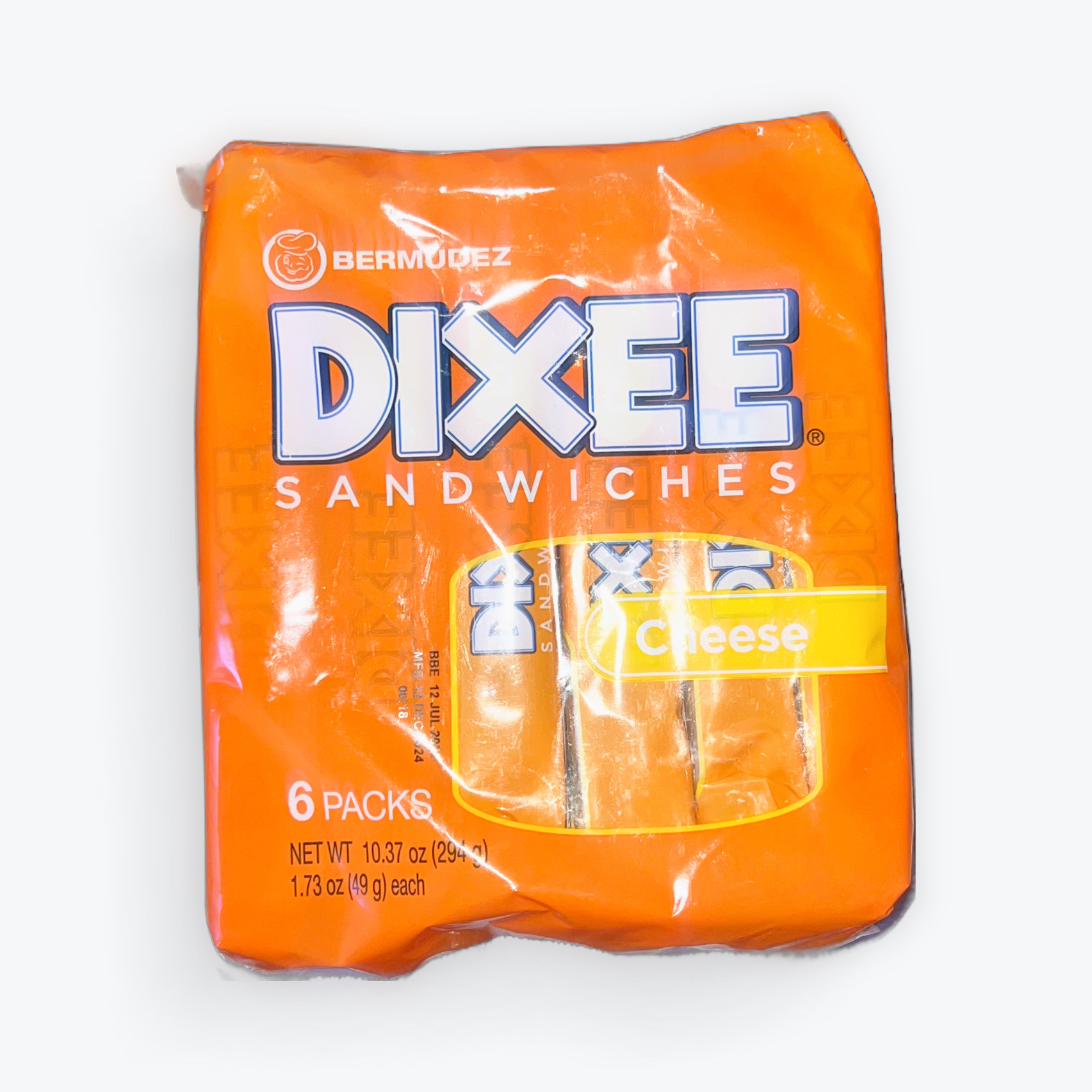 Dixee Sandwiches Cheese 6pk.