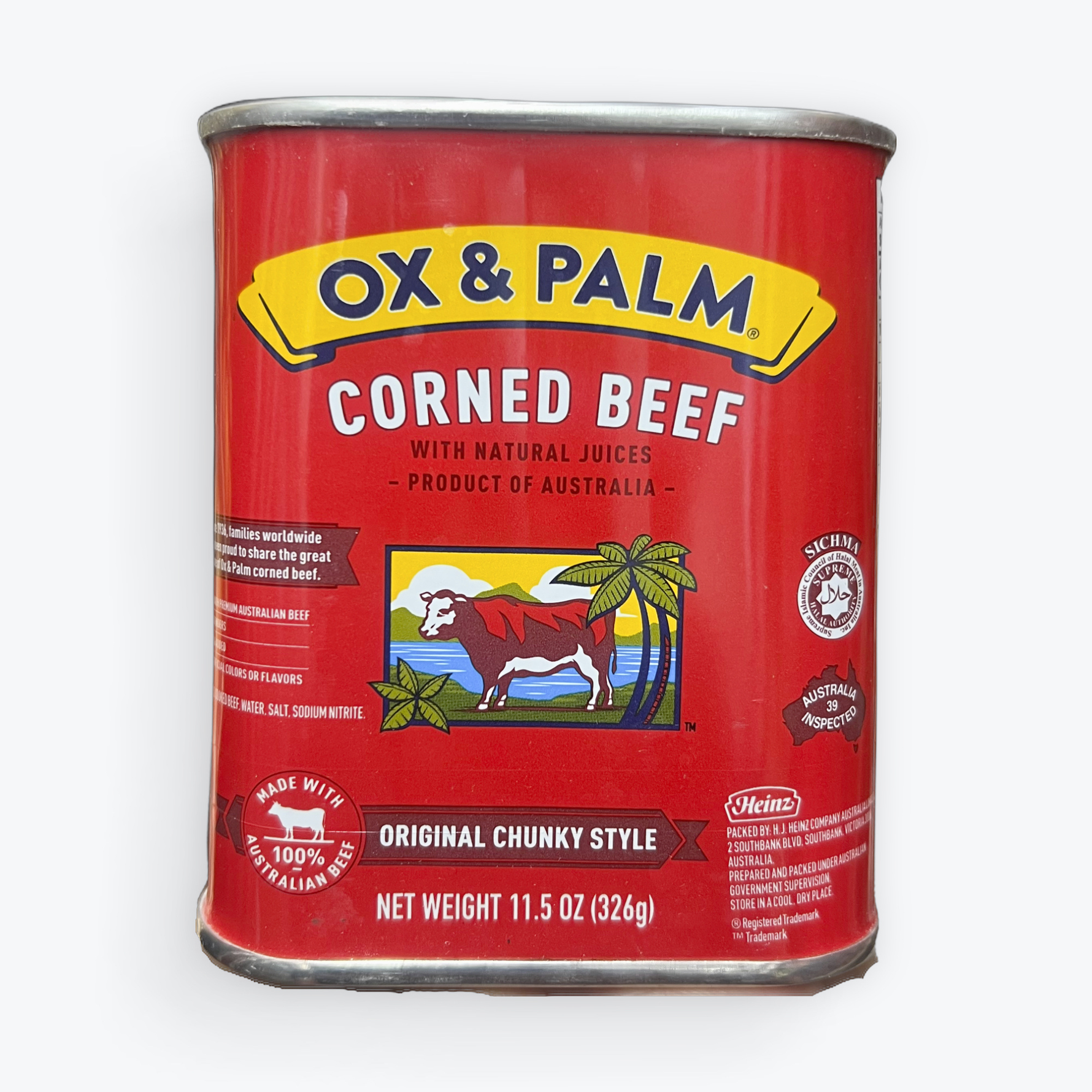 Ox & Palm Corned Beef 11.5oz.