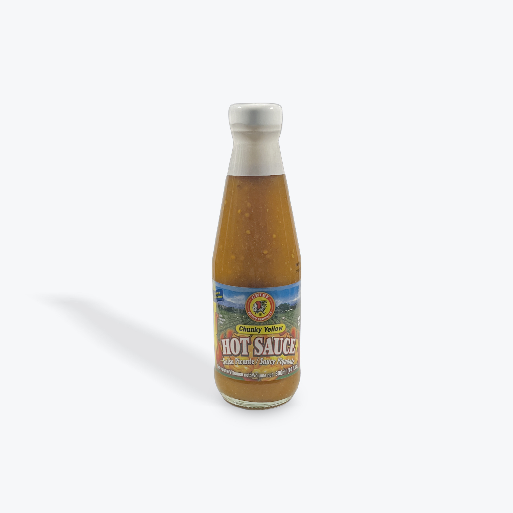 Chief Chunky Yellow  Hot Sauce 10floz.