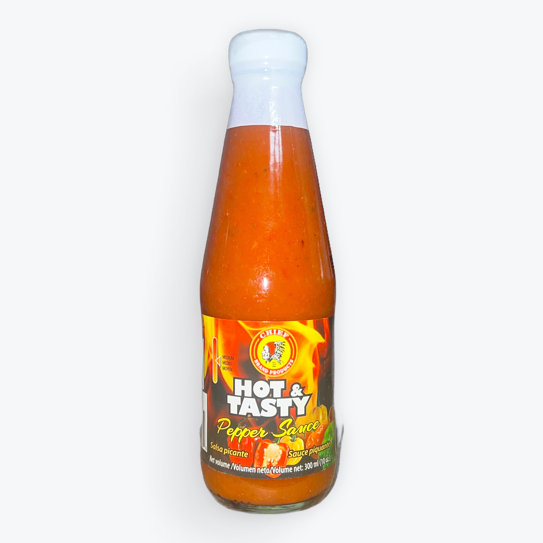 Chief Hot & Tasty Pepper Sauce 10floz.