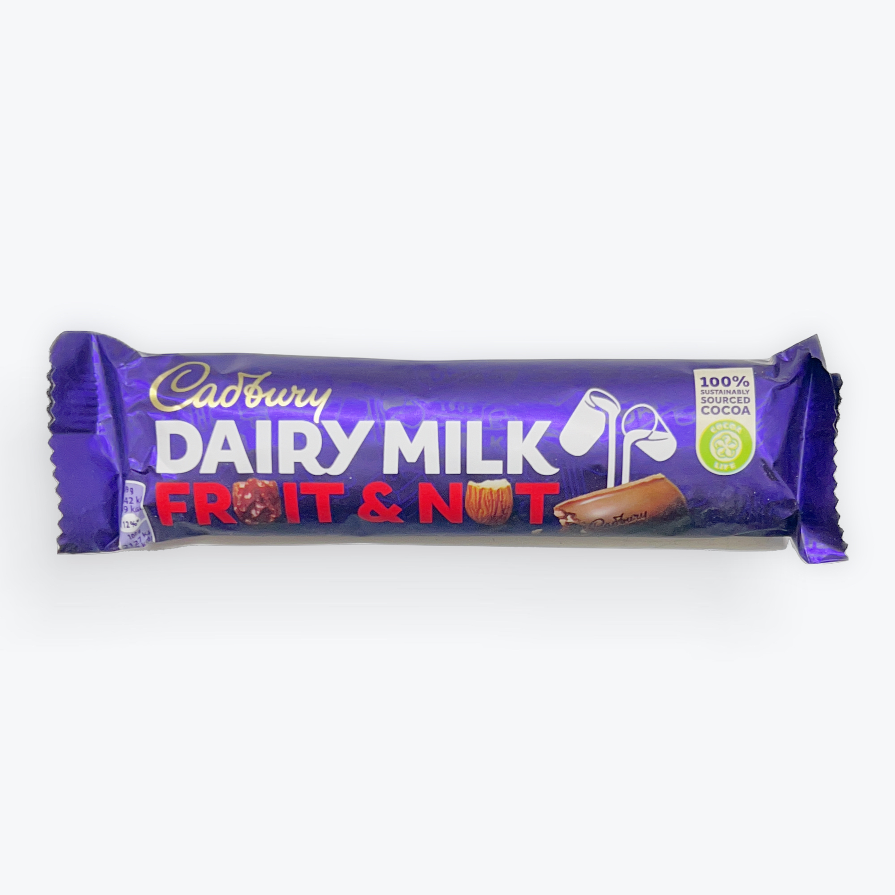 Cadbury Dairy Milk Fruit & Nut 45g.
