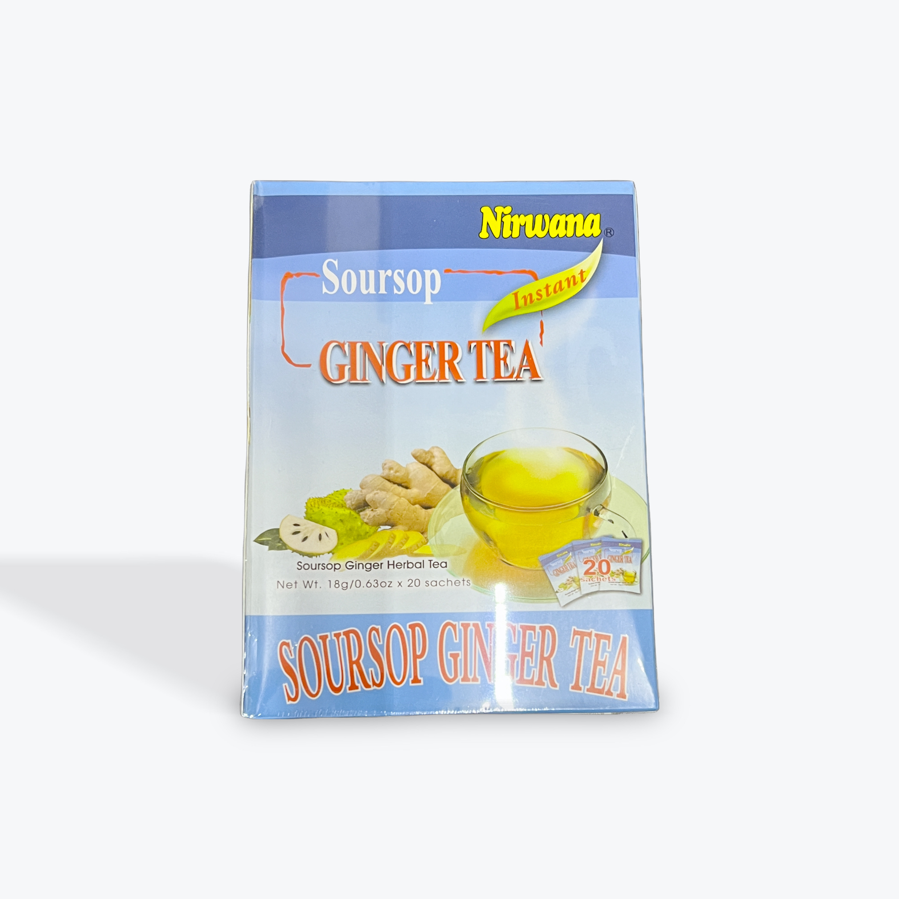 Nirwana Soursop Ginger Tea 20x0.63oz