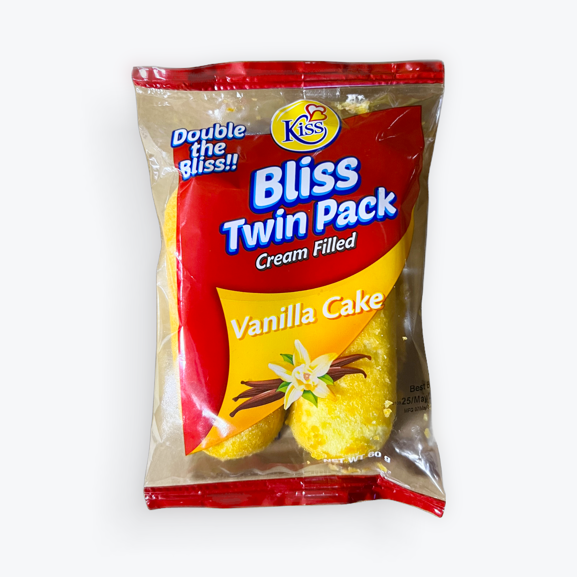 Kiss Cake Bliss Twin Pack 60g.