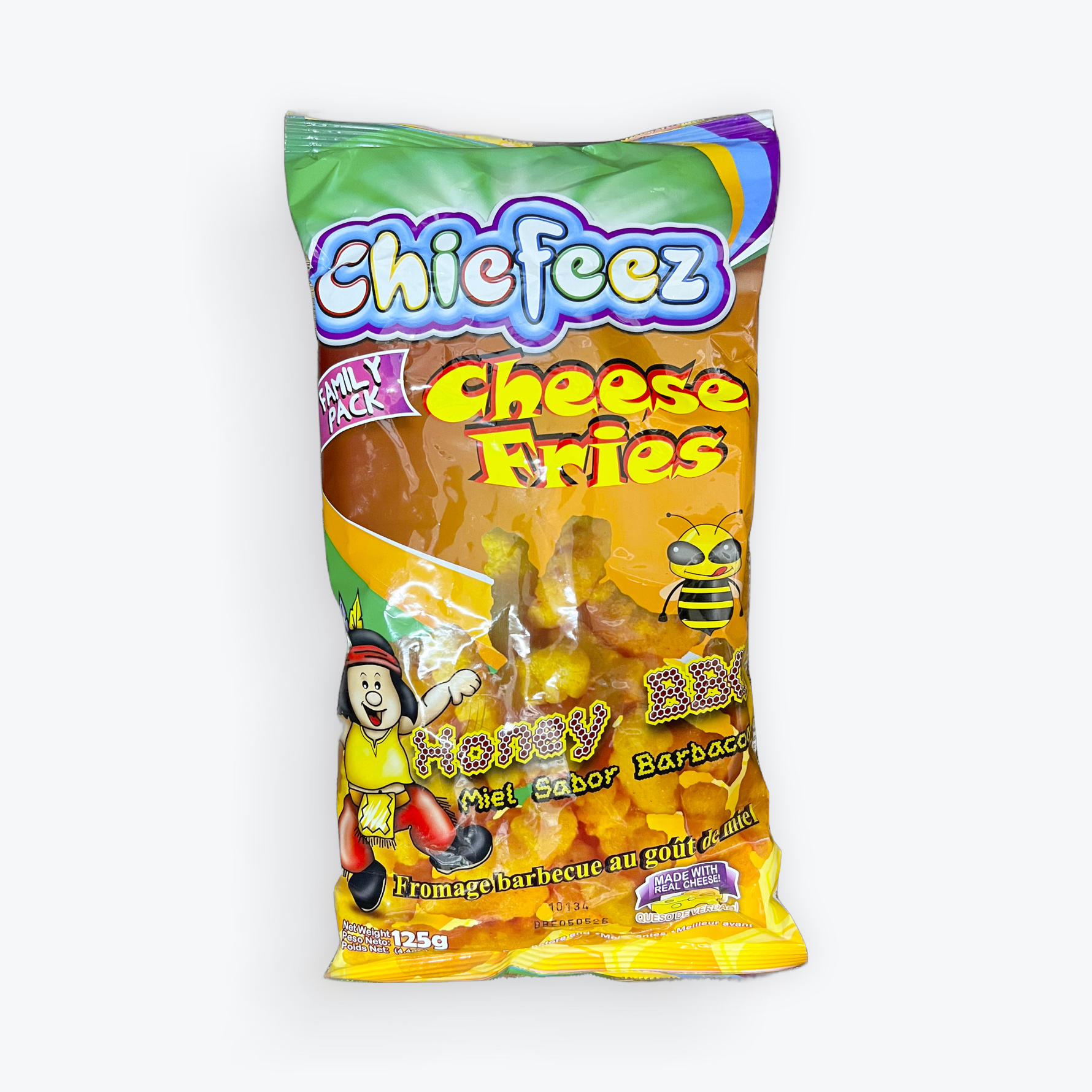 Chiefeez Cheese Fries Honey BBQ 125g.