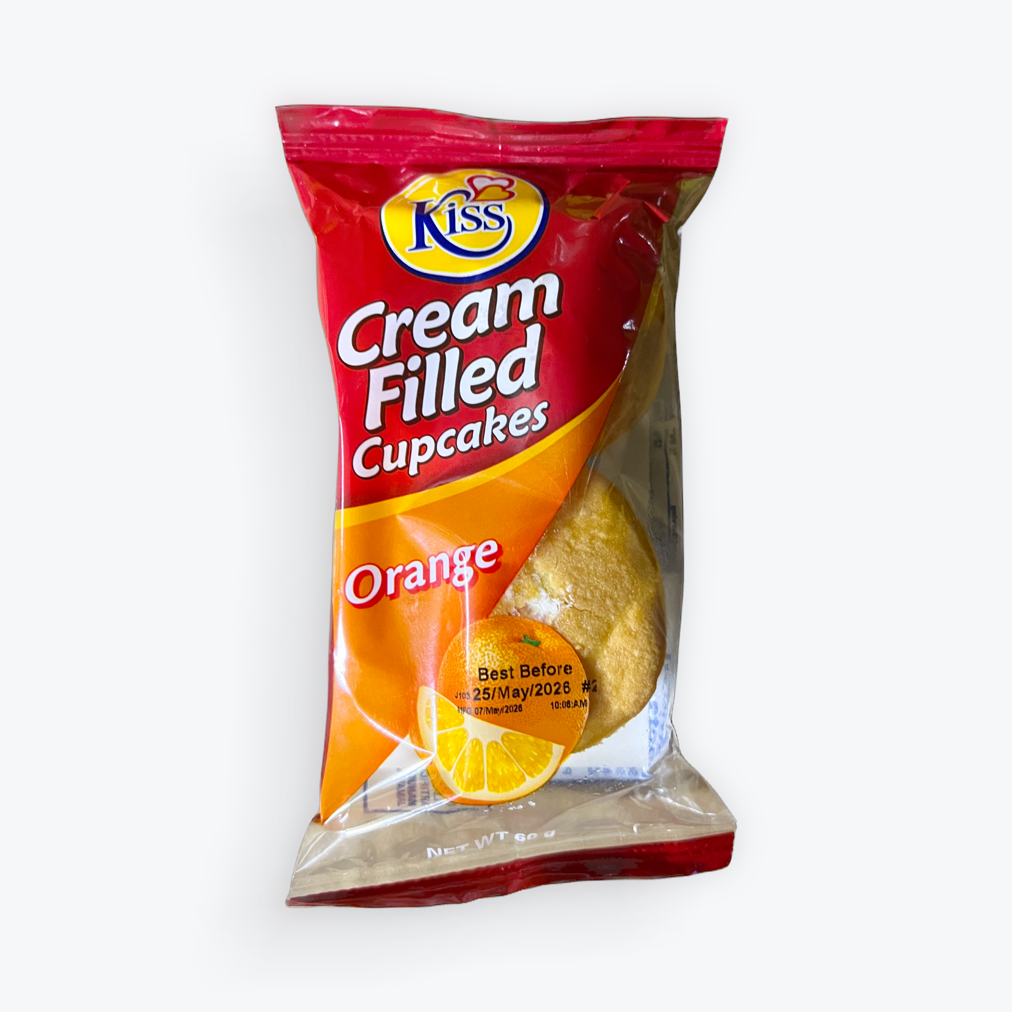Kiss Cake Orange 60g.