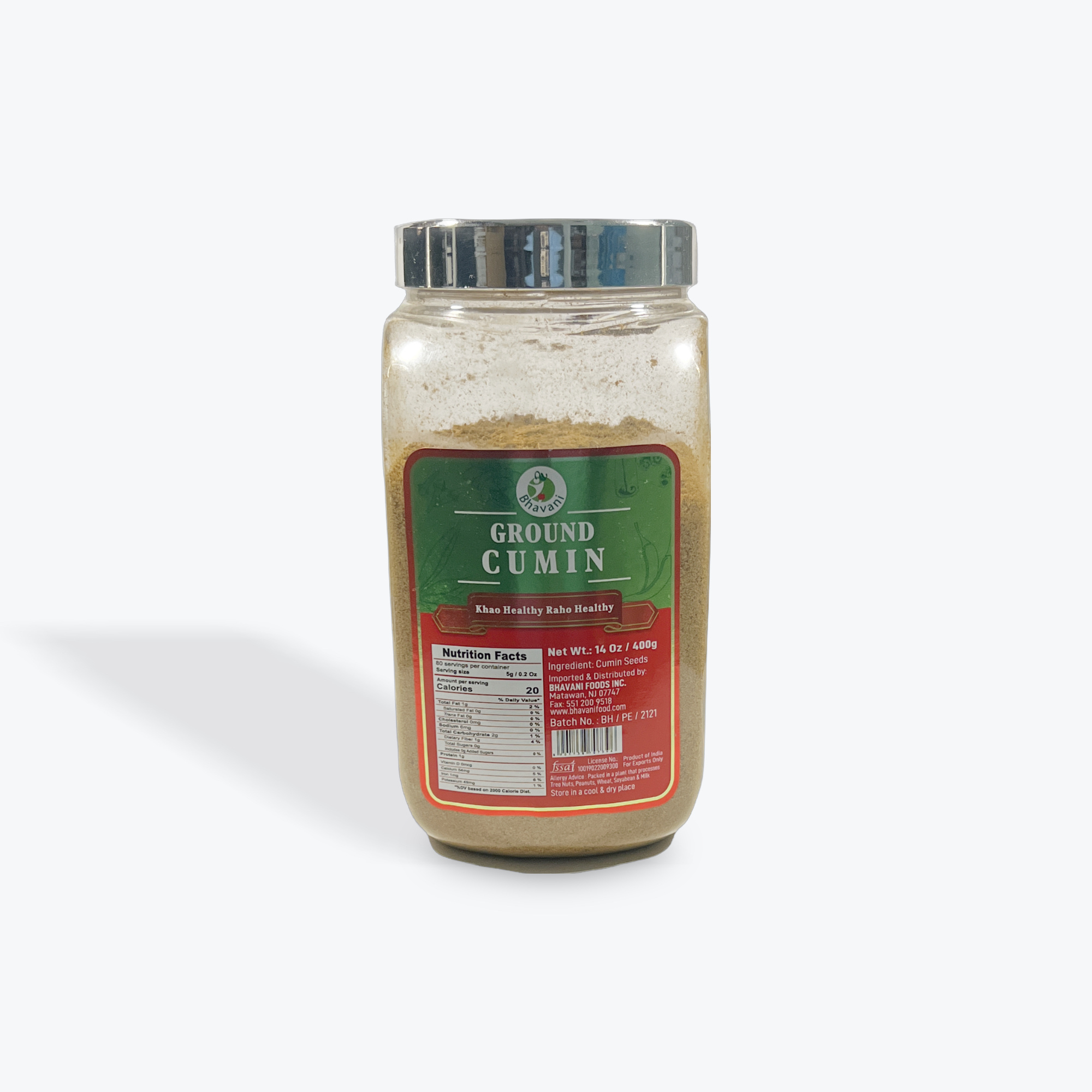Bhavani Ground Cumin 14oz.