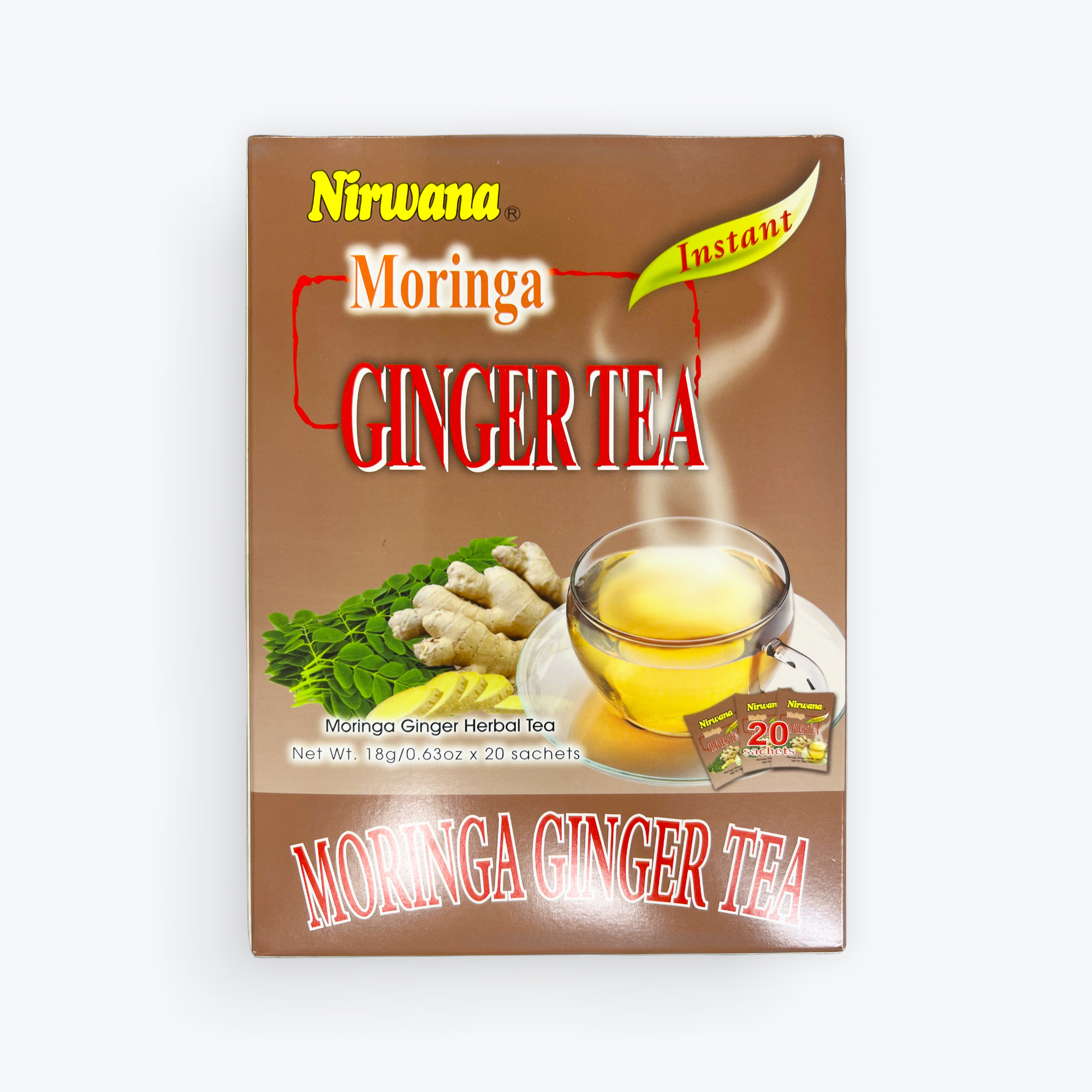 Nirwana Moringa Ginger Tea 18g/20pcs.