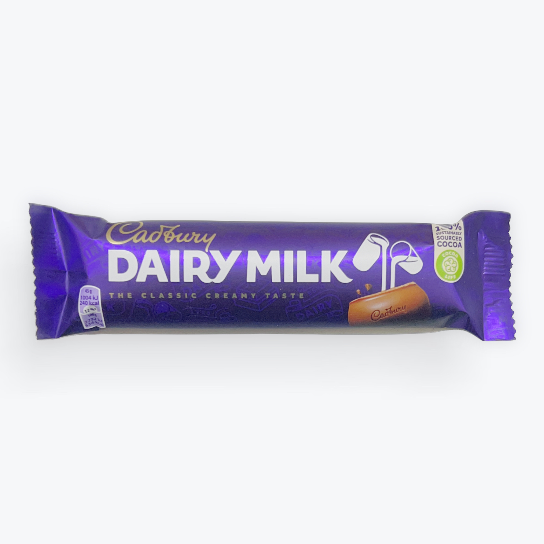 Cadbury Dairy Milk Chocolate 45g.