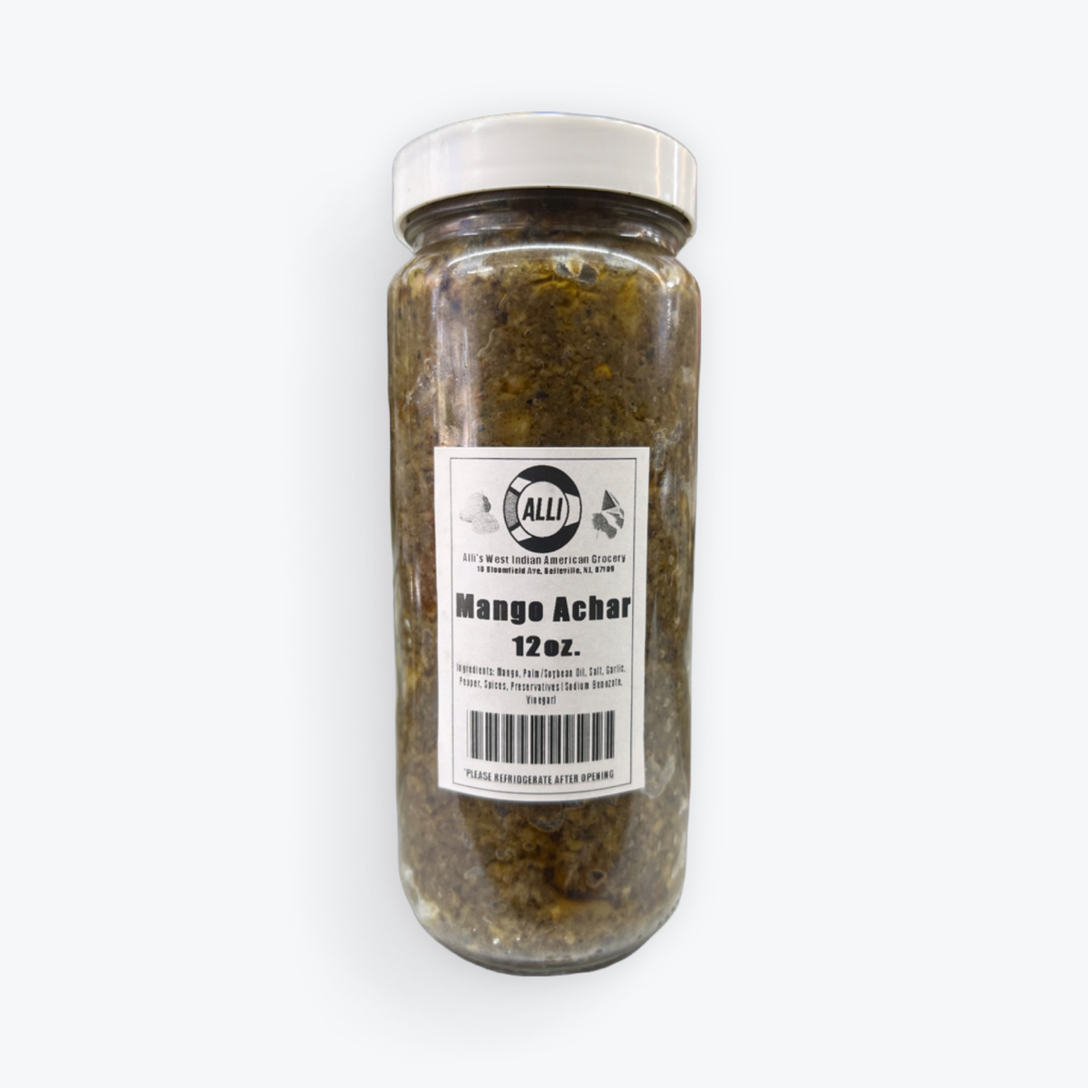 Alli’s Brand Mango Achar 12oz.
