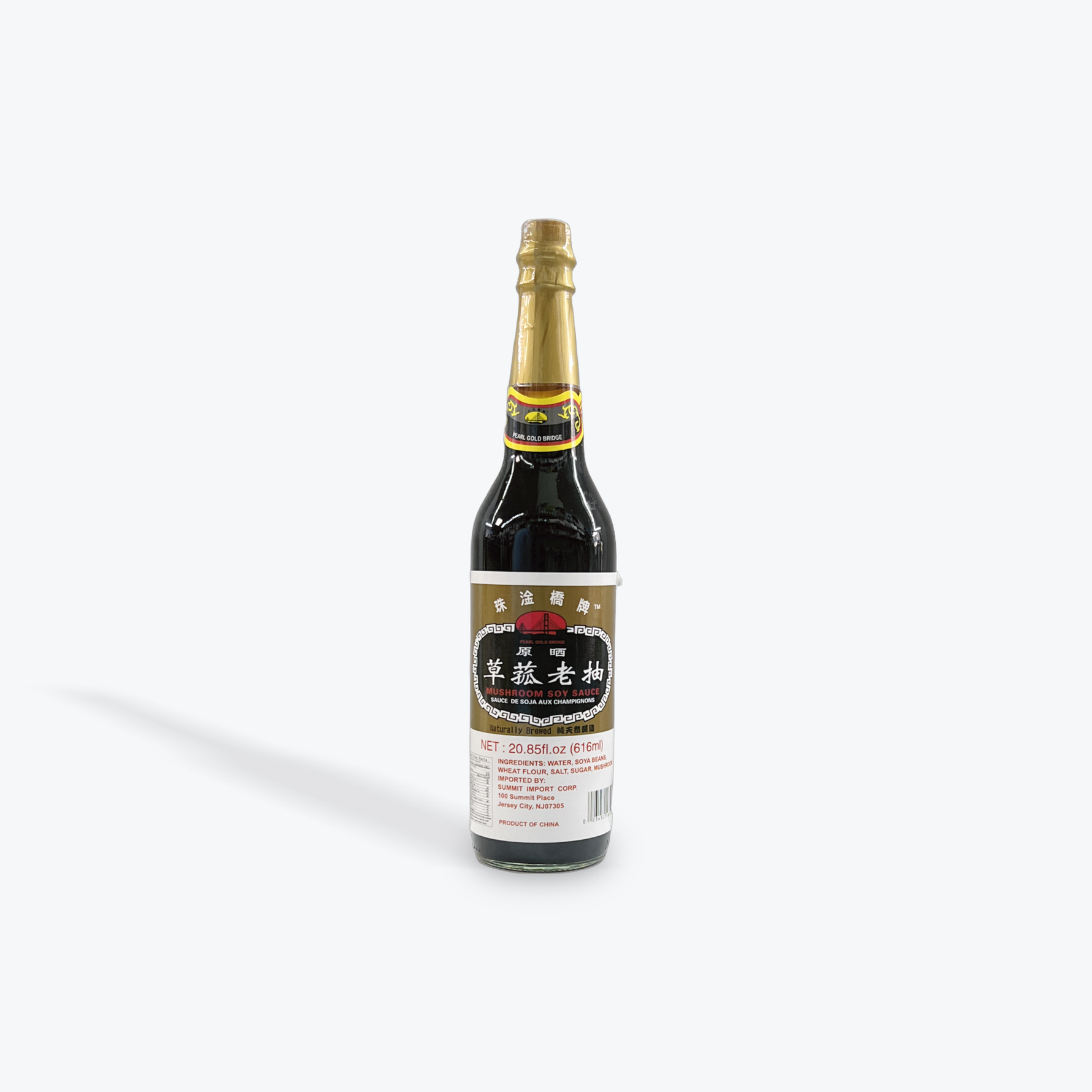 Pearl Gold Bridge Mushroom Soy Sauce 20.85oz.