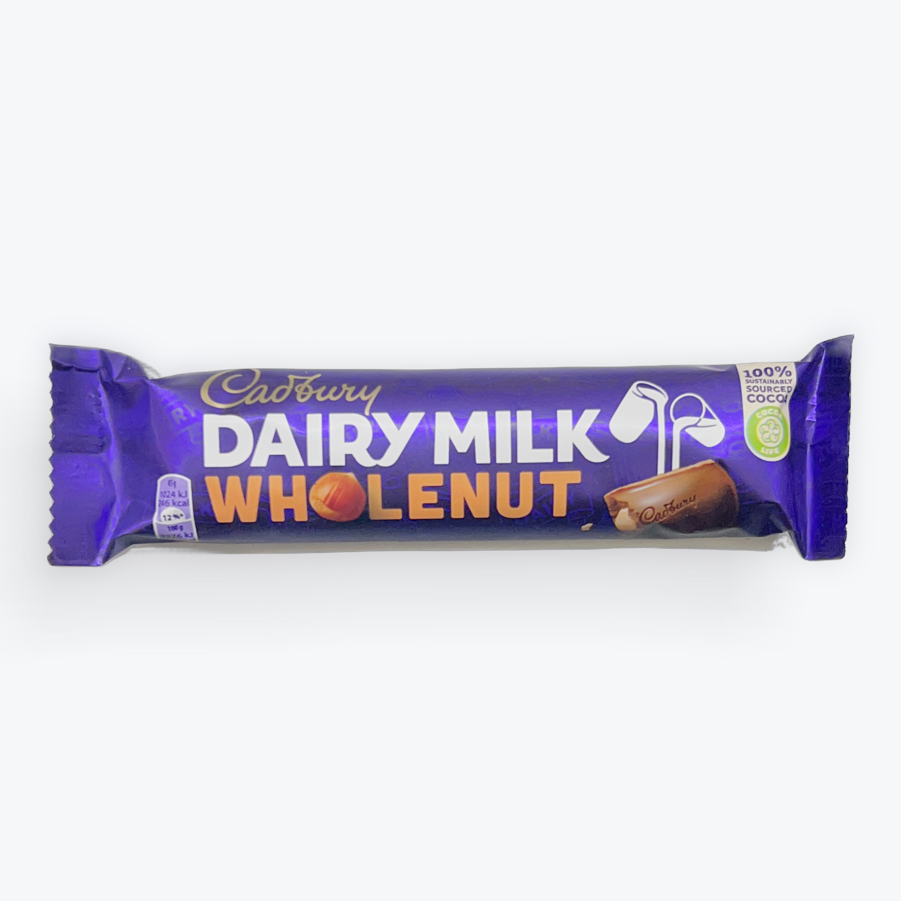 Cadbury Dairy Milk Whole Nut 45g.