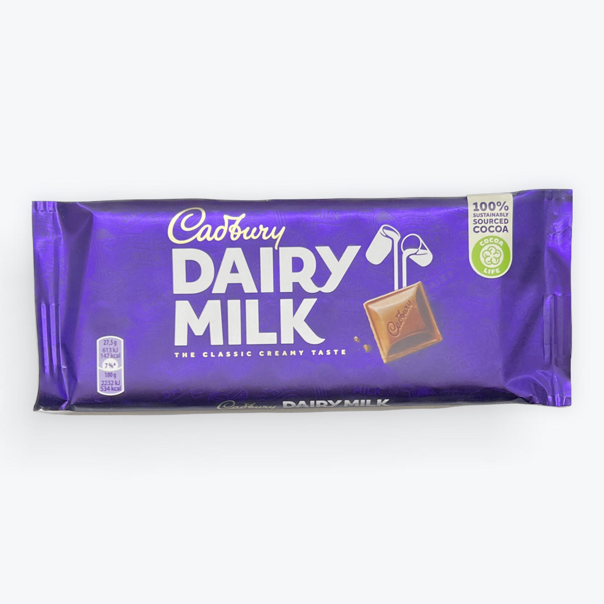Cadbury Dairy Milk Chocolate 110g.