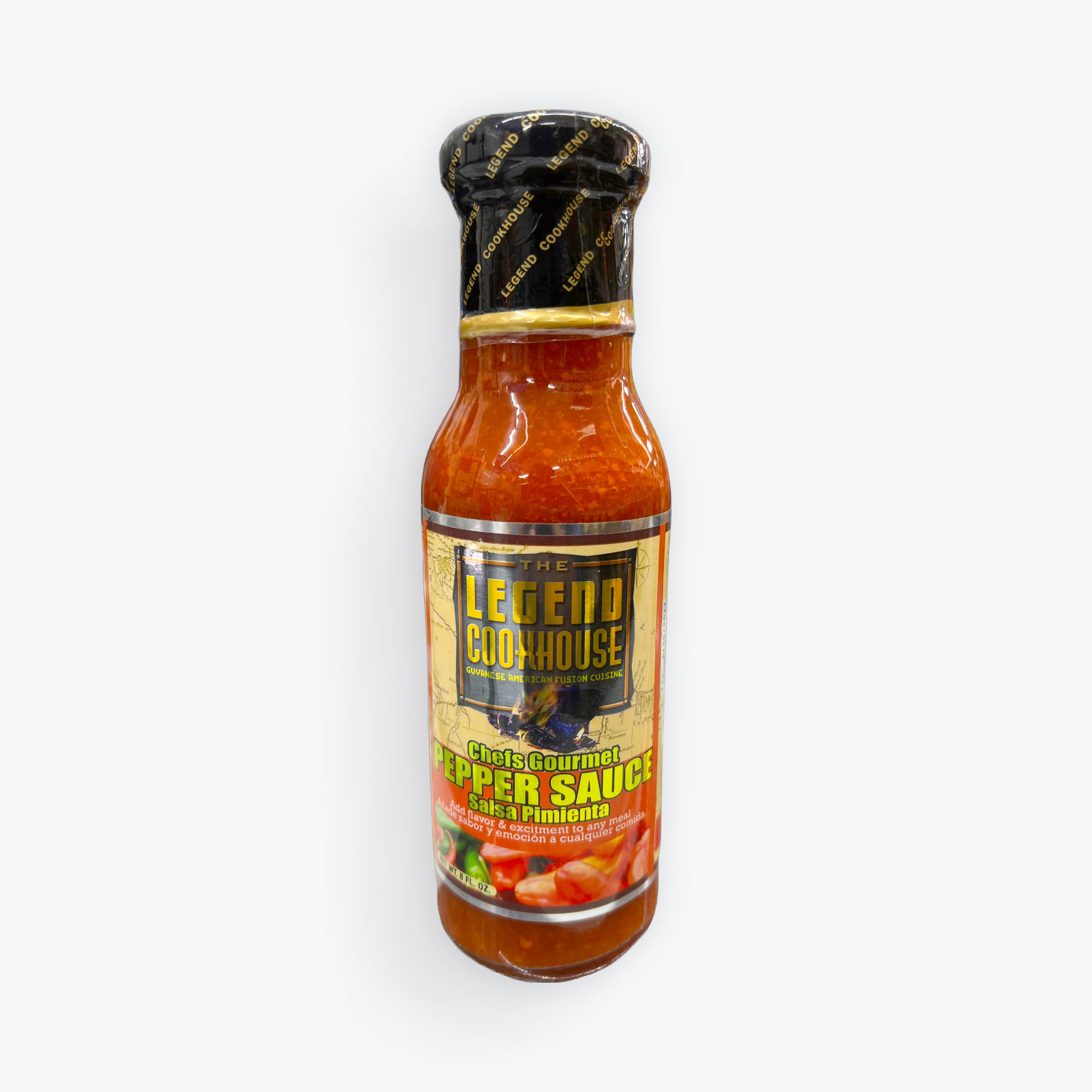 The Legend Cookhouse Pepper Sauce 8oz.