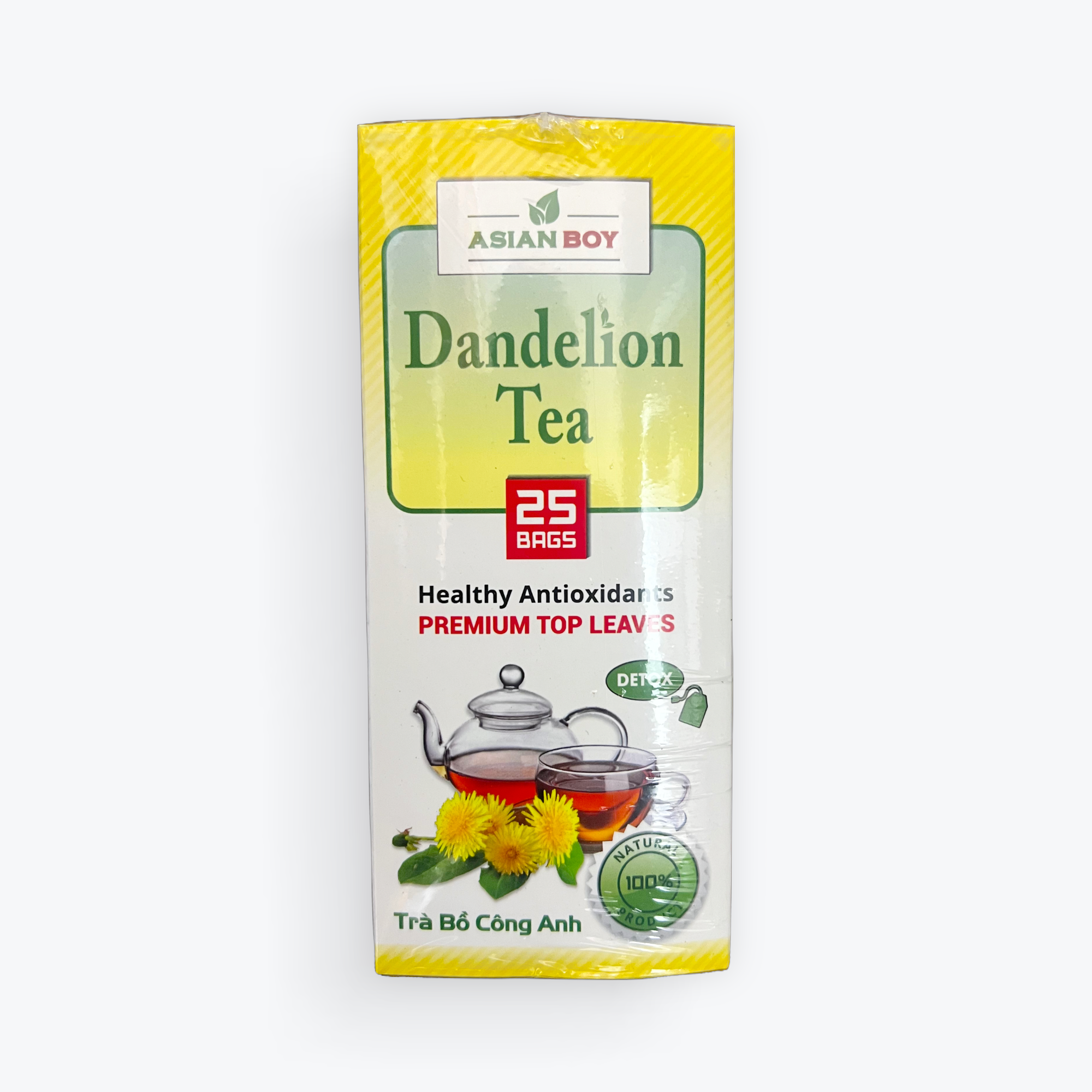 Asian Boy Dandelion Tea 25pcs.