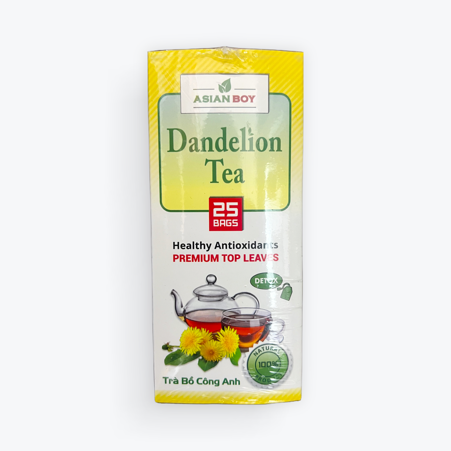 Asian Boy Dandelion Tea 25pcs.